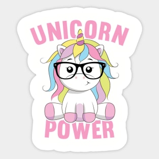 Unicorn Power Sticker